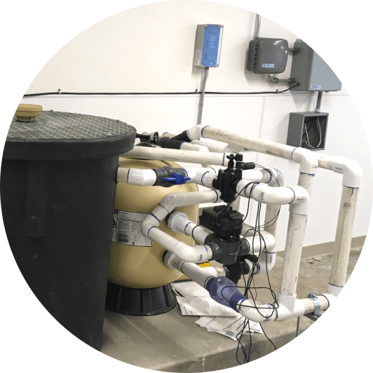 ReWater filter system about to be wired up to a ReWater controller